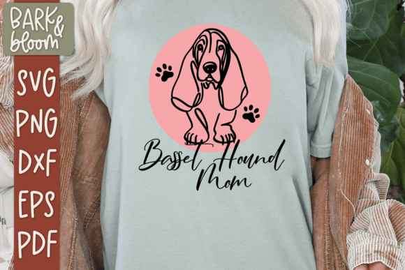 Basset Hound Mom SVG Graphics and Crafts Review