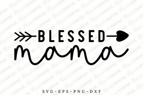 Blessed Mama SVG Design, Mom Svg Design Graphics and Crafts Review