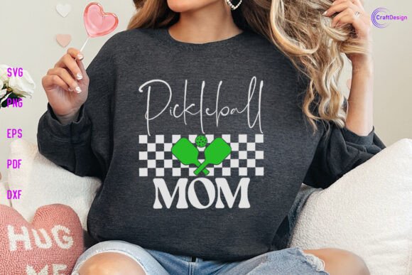 Checkered Pickleball Mom SVG Mama SVG Graphics and Crafts Review