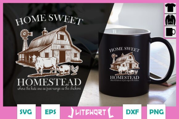Home Sweet Homestead Farm Mom SVG Graphics and Crafts Review