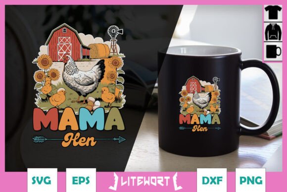 Mama Hen Western Love Mom SVG Graphics and Crafts Review