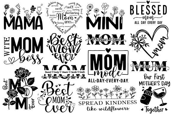 Mother s Day Svg Bundle,mama Svg,mom Svg