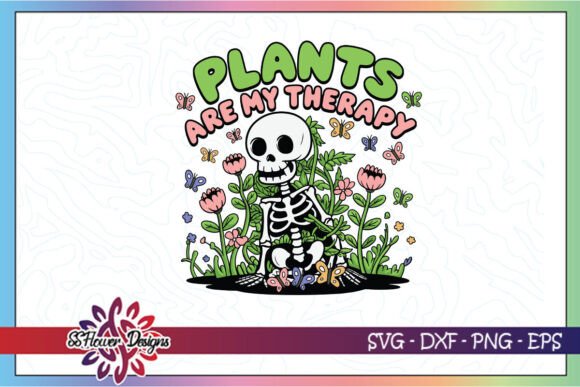Plants Are My Therapy Plant Mom SVG Graphics and Crafts