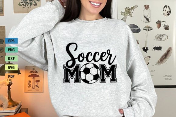 Soccer Mom SVG Mama SVG Mom SVG Cut File Graphics and Crafts