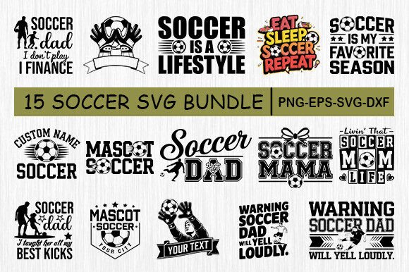 Soccer Svg Bundle, Soccer Mom Svg Bundle: Graphics and Crafts Review