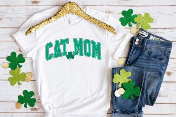 St.Patrick’s Day Cat Mom SVG PNG Graphics and Crafts Review
